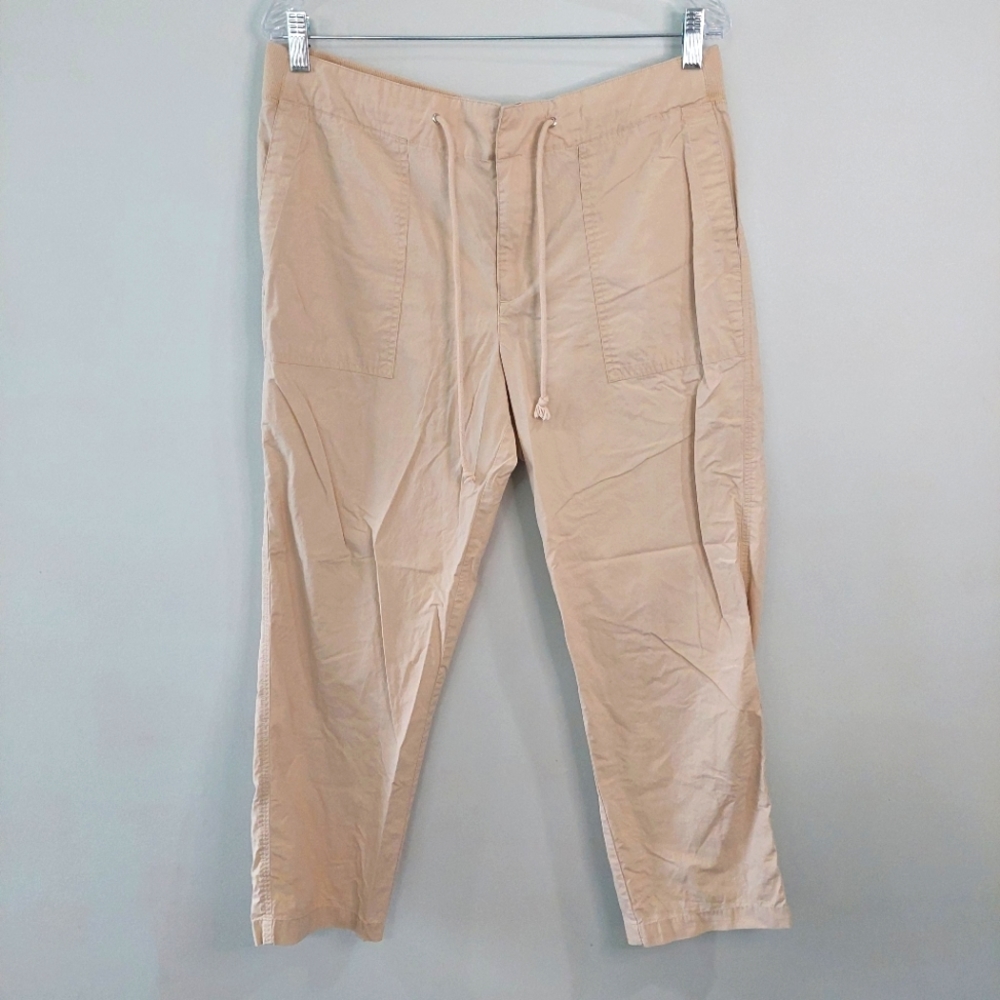 Lauren Ralph Lauren pants Large tan beige ankle length high rise